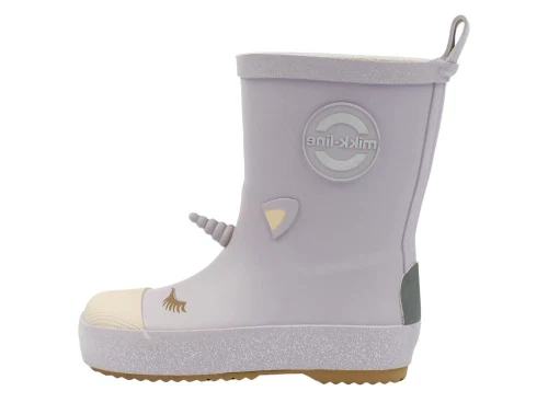 Mikk-line gummistøvle lavendel med enhjørning